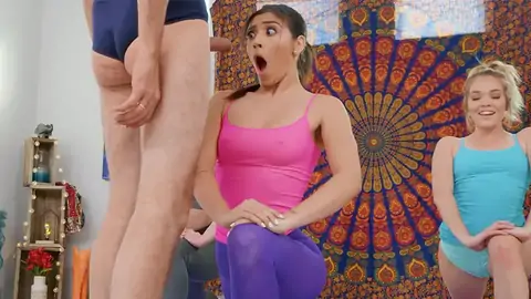 Brooklyn Gray likes yoga nearly as much as yam-sized rods